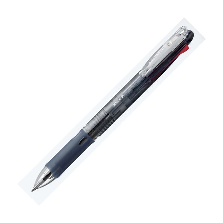 Zebra Химикалка Clip On Sim 4C, 0.7 mm, 4 цвята на писане, черна