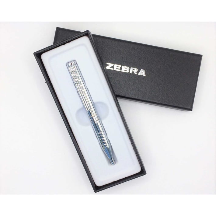 Zebra Химикалка SL-F1, телескопична, в кутия, сребриста