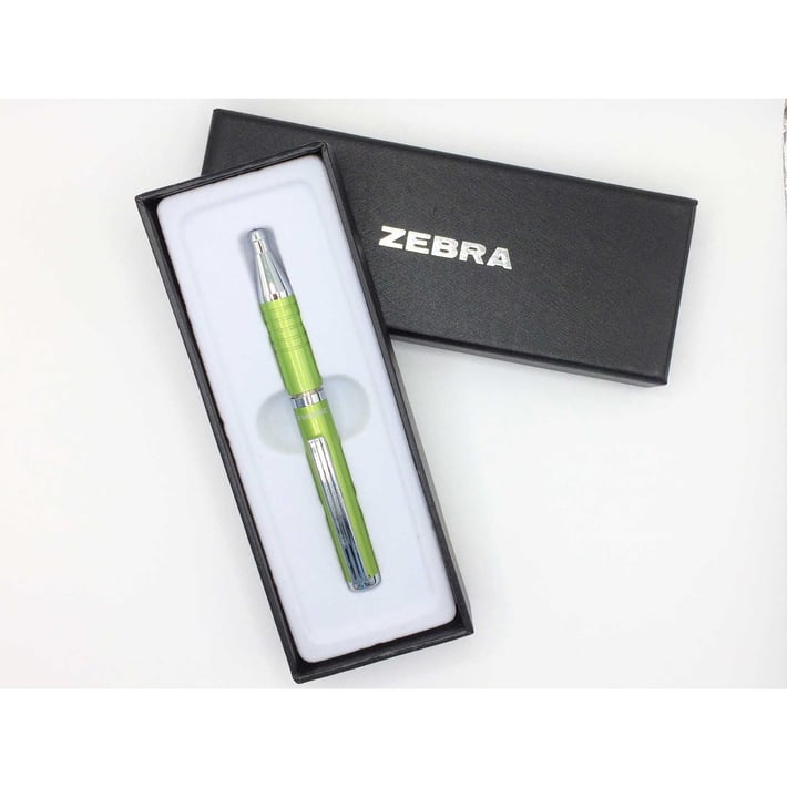 Zebra Химикалка SL-F1, телескопична, в кутия, светлозелена