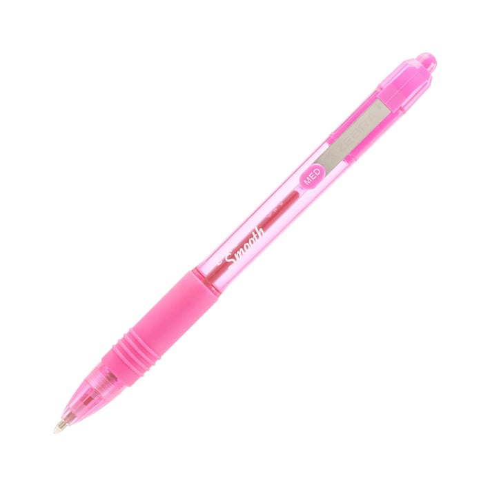 Zebra Химикалка Z-Grip Smooth, 1.0 mm, розова