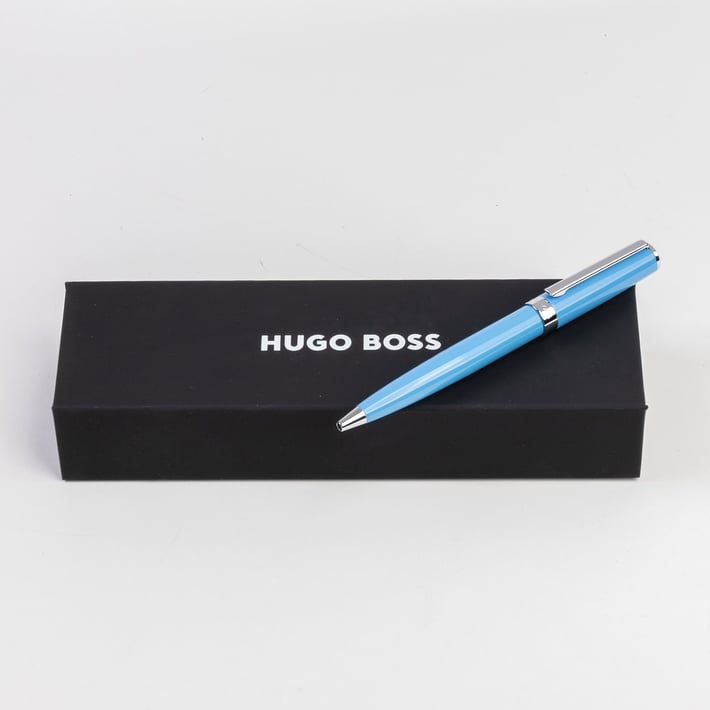 Hugo Boss Химикалка Gear Icon, светлосиня