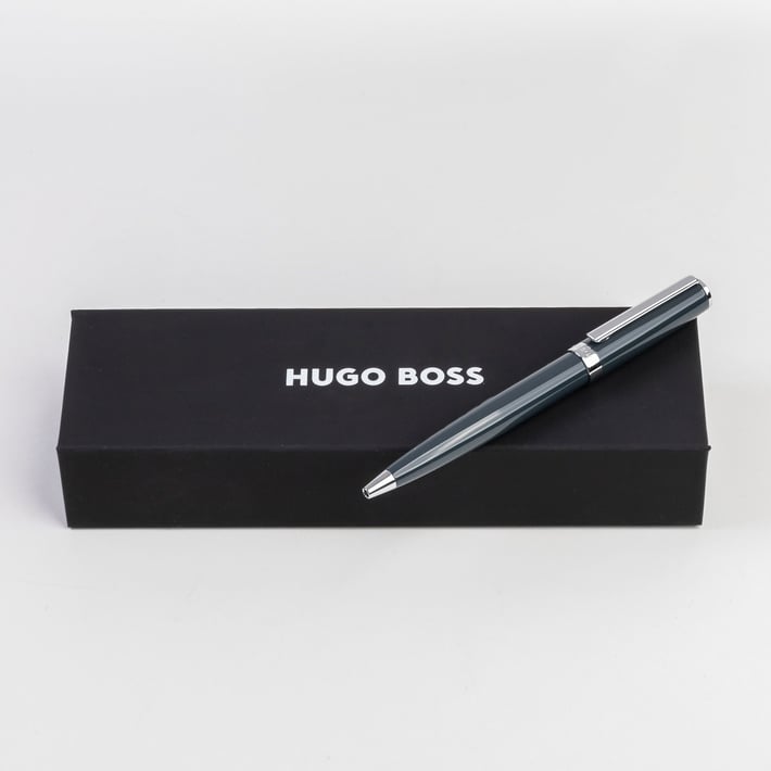 Hugo Boss Химикалка Gear Icon, сива