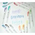Zebra Маркер-четка Mildliner Brush&Marker Fluorescent, 10 цвята