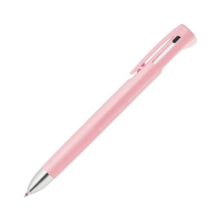 Zebra Химикалка и автоматичен молив Blen, син и червен цвят на писане - 0.7 mm, молив - 0.5 mm, розов корпус