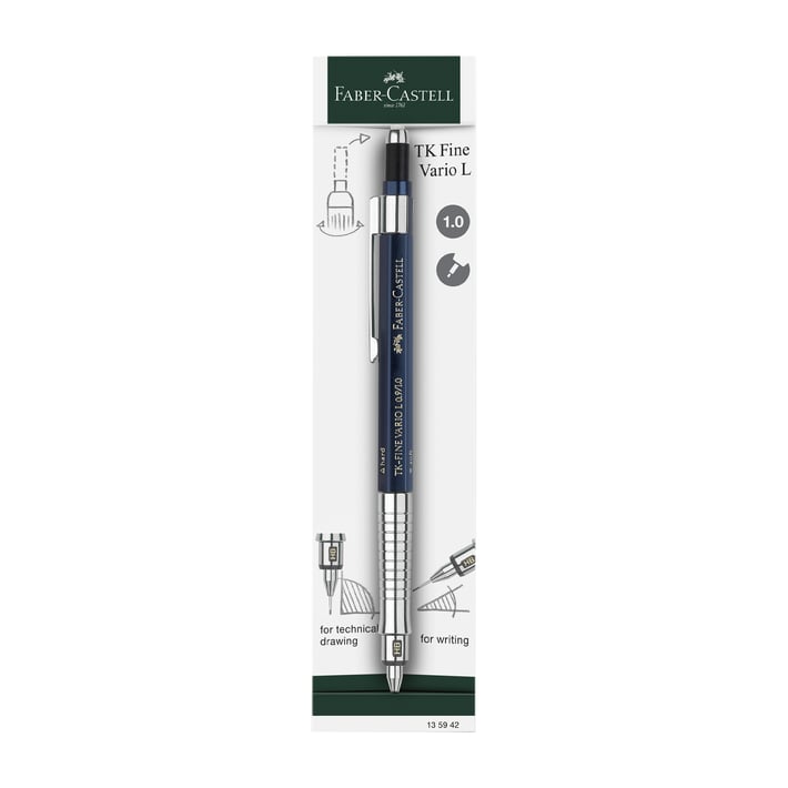 Faber-Castell Автоматичен молив TK-Fine Vario L, 1 mm, цвят индиго