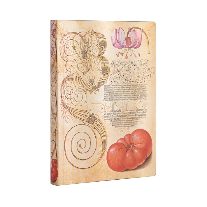 Paperblanks Тефтер Lily&Tomato, Midi, мека корица, 88 листа