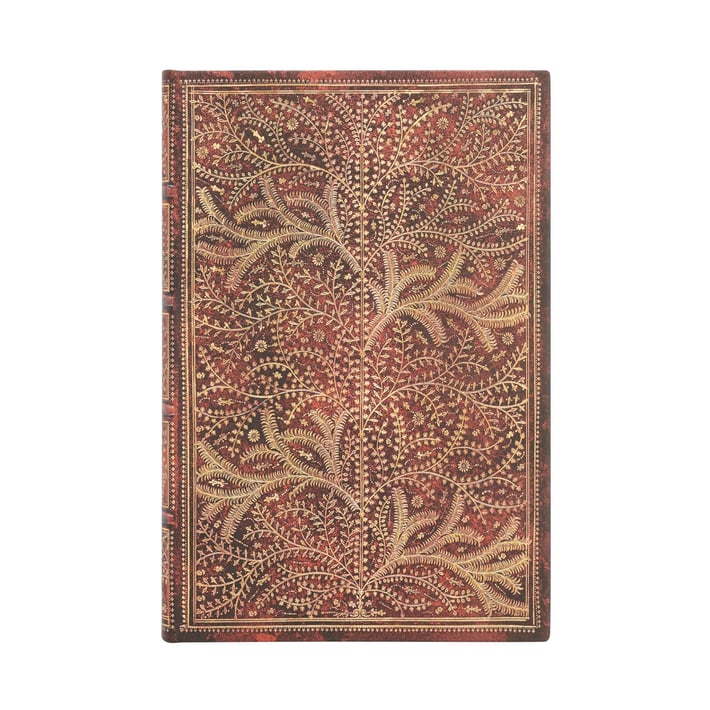 Paperblanks Тефтер Wildwood, 95 х 140 mm, широки редове, твърда корица, 88 листа