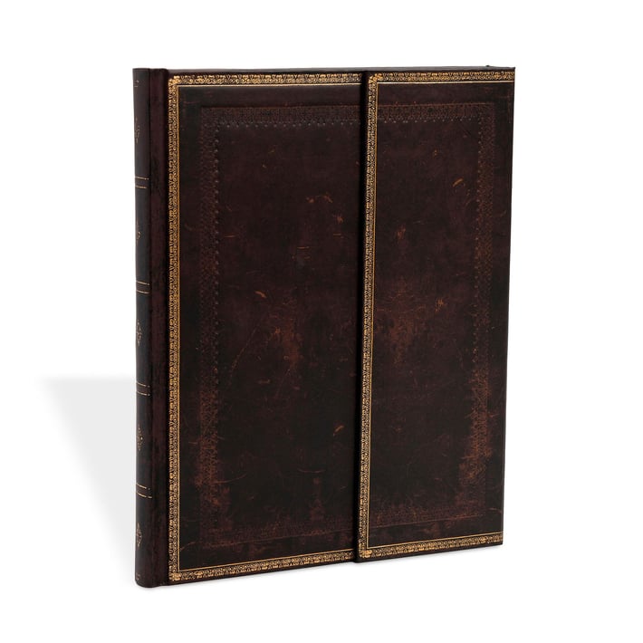 Paperblanks Тефтер Black Moroccan, 180 х 230 mm, твърда корица, 72 листа