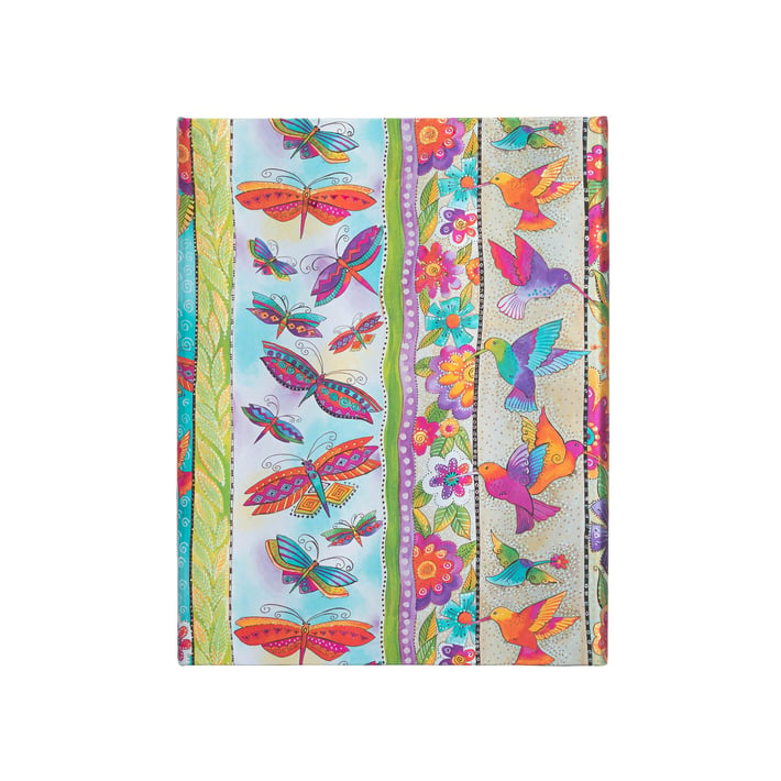 Paperblanks Тефтер Hummingbird, 180 х 230 mm, широки редове, твърда корица, 72 листа