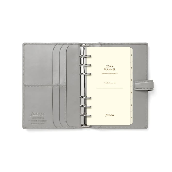 Filofax Органайзер Lockwood Personal Slim, светлосив