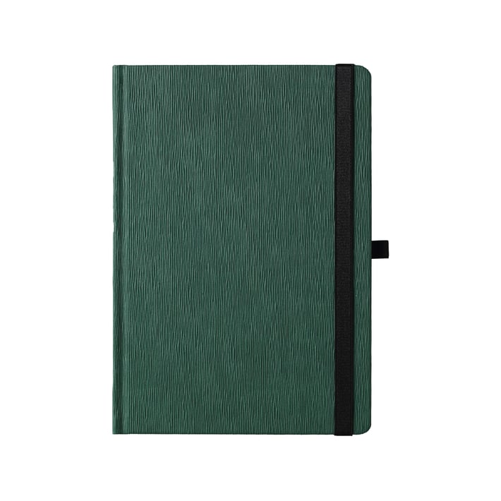 Седмичник Практик, А5, с дати и ластик, 192 страници, зелен
