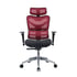 RFG Ергономичен стол TECH@GAMES, черна седалка, червена облегалка