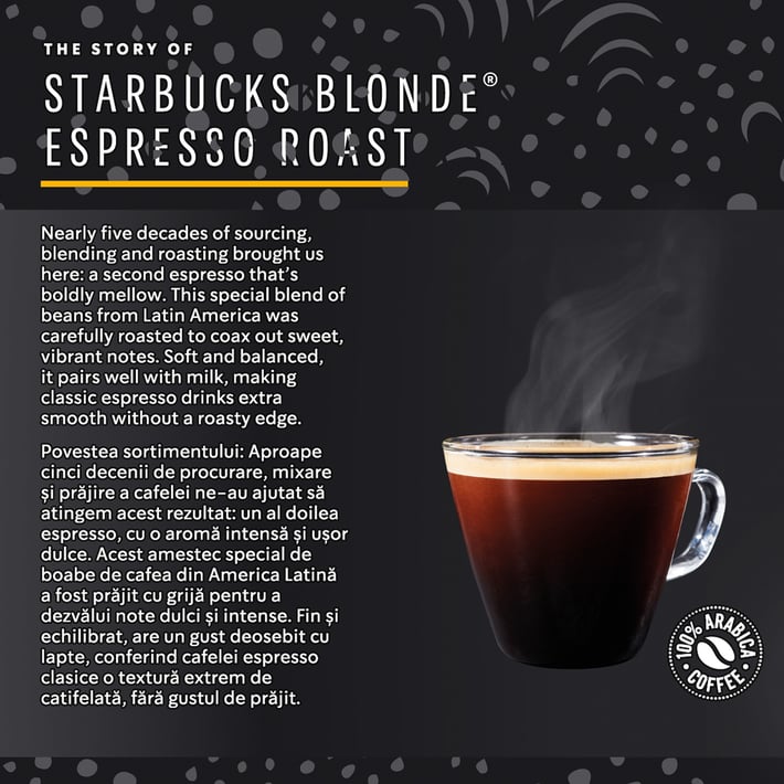 Nescafé Dolce Gusto Кафе капсула Starbucks, Blonde Espresso Roast, 12 броя