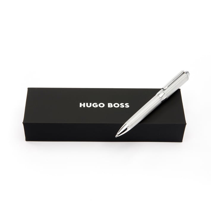 Hugo Boss Химикалка Elemental, сребриста