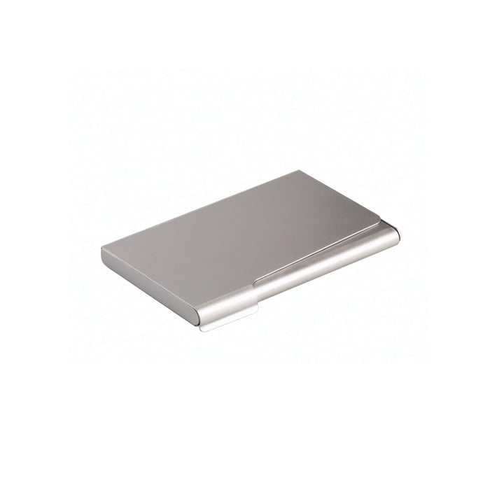 Durable Кутия за визитки, алуминиева, сива