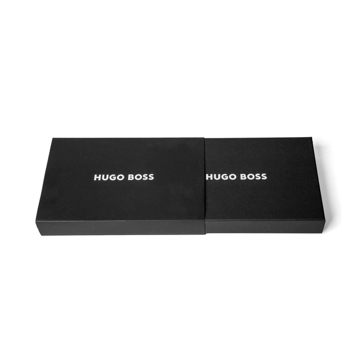 Hugo Boss Папка Arche, A5, с цип, черна