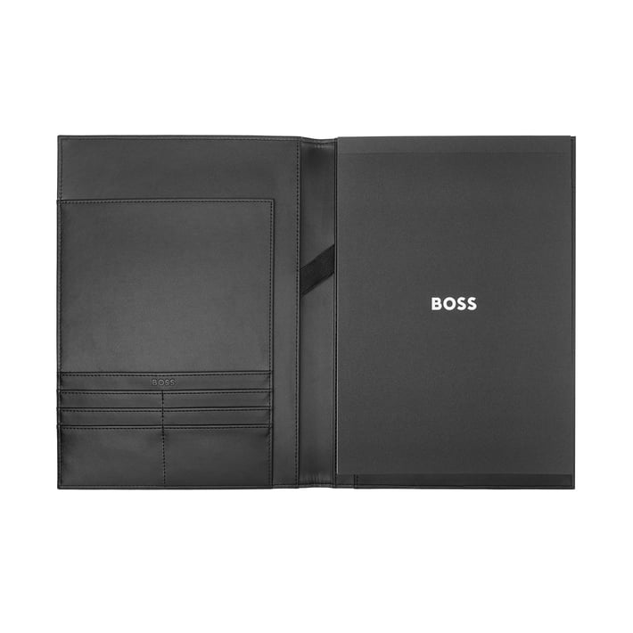 Hugo Boss Папка Monogram, A4, черна