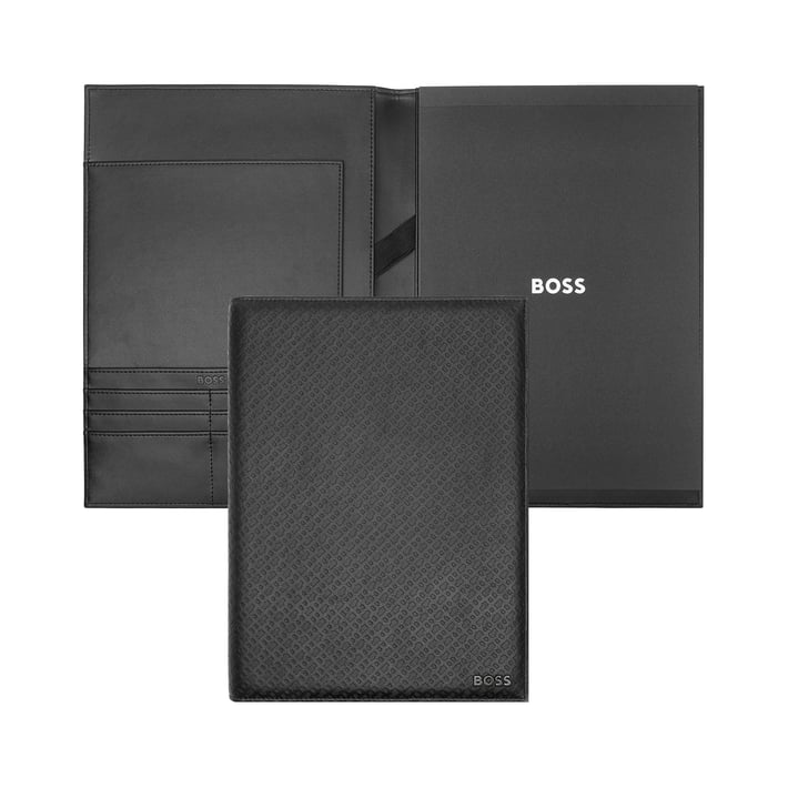 Hugo Boss Папка Monogram, A4, черна