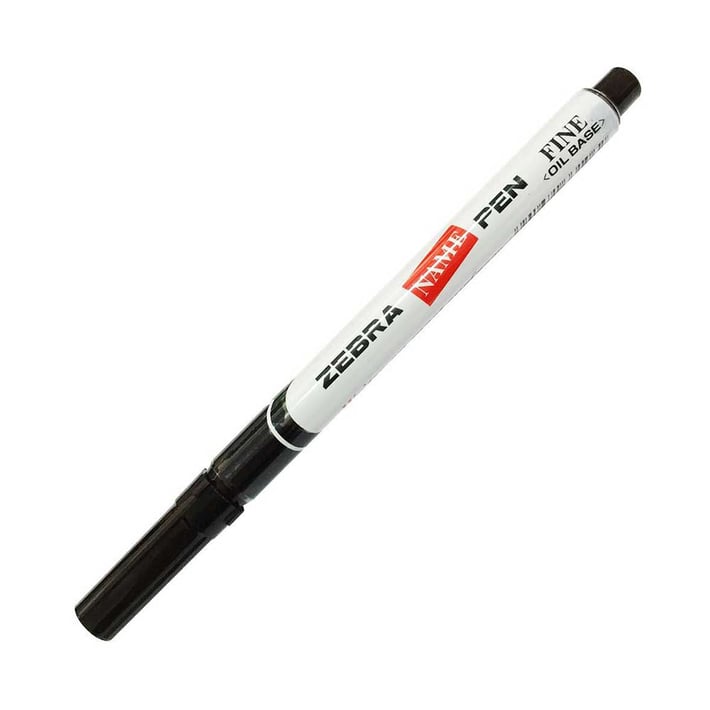 Zebra Маркер за текстил Name Pen Fine, 1.2 mm, черен
