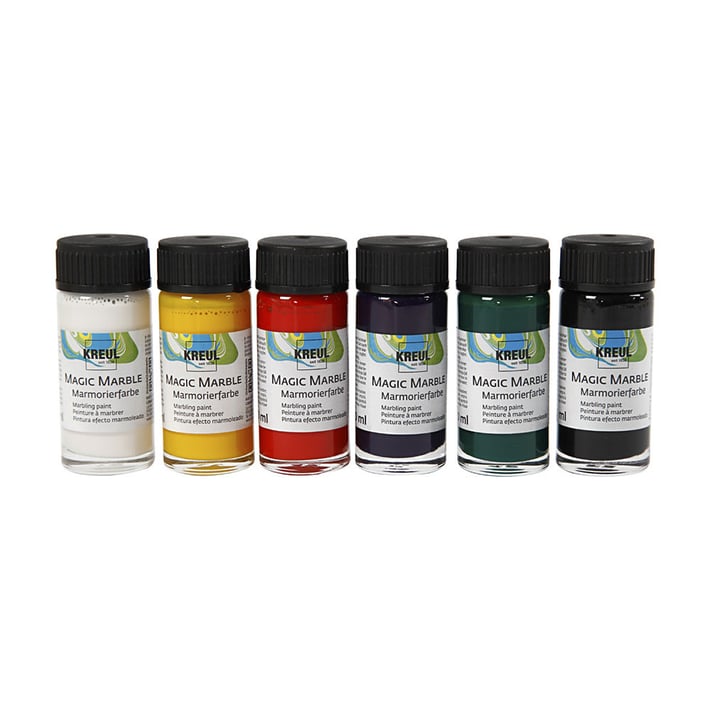 Creativ Company Мраморни бои Magic Marble, 20 ml, 6 броя