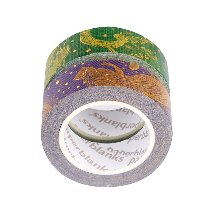 Paperblanks Самозалепваща лента Olive Violet Fairy, декоративна, 2 броя