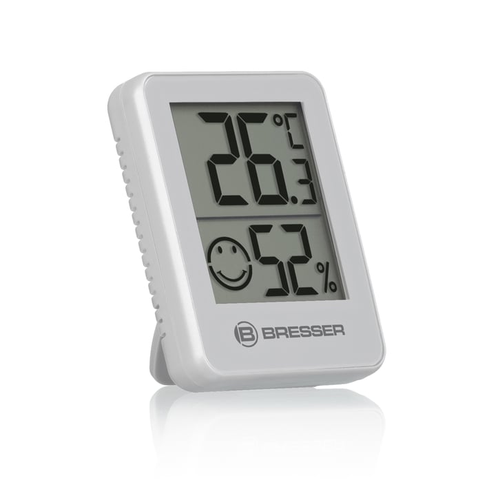 Bresser Комплект термометър с влагомер, 6 броя, бели