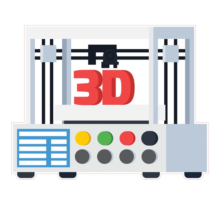 STEM Стикер, Дизайн и 3D прототипиране, комплект А5, 100 cm, стикер 3