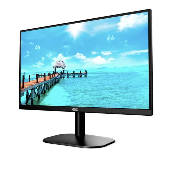 AOC Монитор 24B2XDM, 23.8'', LED, 1920 x 1080, 250 cd/m2, 4 ms, VGA, черен