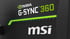 MSI Монитор Oculux NXG253R, 24.5'', LED, 1920 x 1080, 400 cd/m2, 1 ms, HDMI, черен
