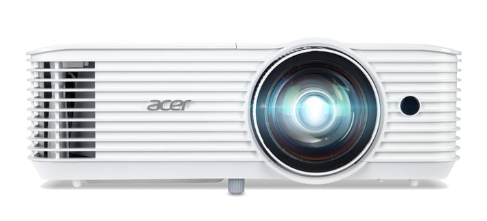 Acer Проектор S1286Hn, късофокусен, DLP, 3500 lm, 1024 x 768, HDMI, USB, VGA, бял