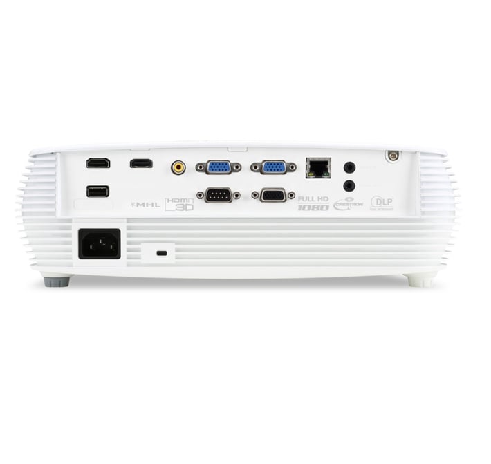 Acer Проектор P5535, DLP, 1920 x 1080, 4500 lm, HDMI, VGA, USB, бял