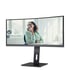 AOC Монитор CU34P3CV, 34'', WLED, 3440 x 1440, 300 cd/m2, 4 ms, HDMI, извит, черен