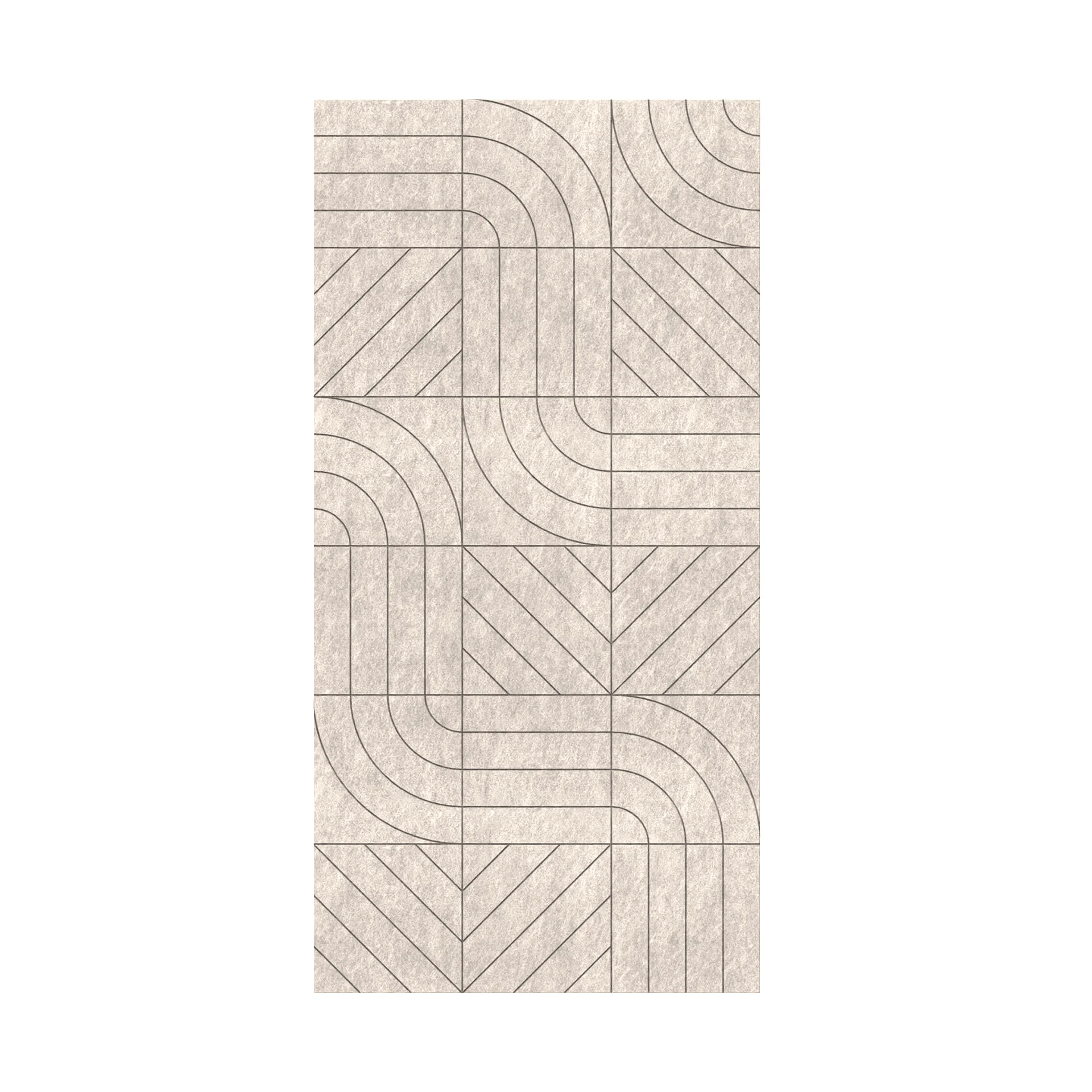 Панел за стена Pet Felt - Direction, цвят R01, 2400 x 1200 mm, дебелина 9 mm, 1 брой