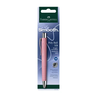 Faber-Castell Химикалка Poly Ball XB, цветове асорти, в блистер