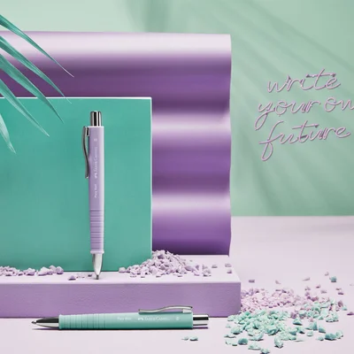 Faber-Castell Химикалка Poly Ball, XB, люляк
