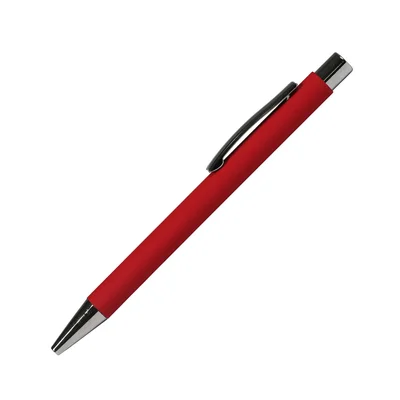 Office 1 Химикалка Draco Chrome, метална, червена