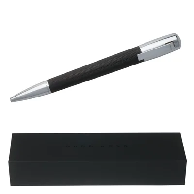 Hugo Boss Химикалка Pure, в кутия, черна