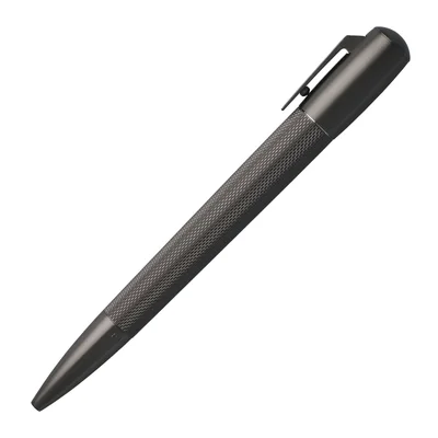 Hugo Boss Химикалка Pure Matte, в кутия, сребриста