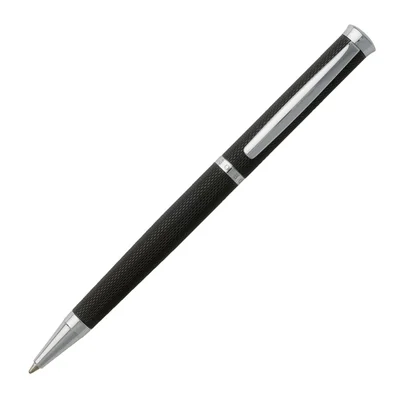 Hugo Boss Химикалка Sophisticated, в кутия, черна