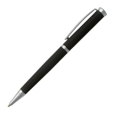 Hugo Boss Химикалка Sophisticated, в кутия, черна