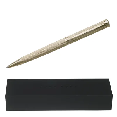 Hugo Boss Химикалка Sophisticated, в кутия, златиста