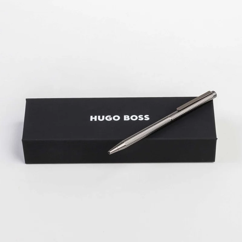Hugo Boss Химикалка Cloud, в кутия, бежова