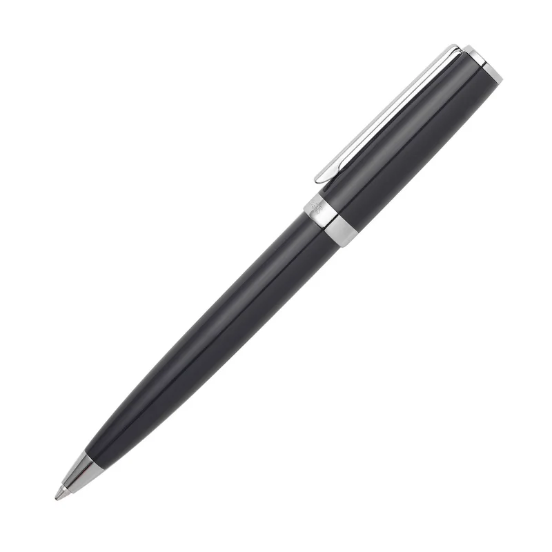 Hugo Boss Химикалка Gear Icon, в кутия, сива