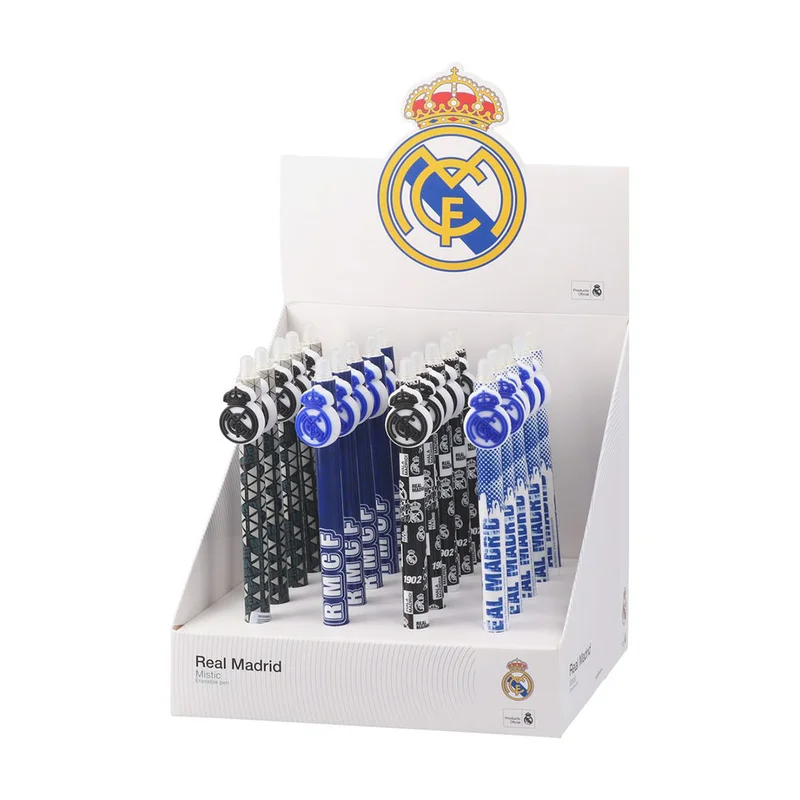 Химикалка Best Buy Mistic, изтриваема, Real Madrid, 0.5 mm, асорти