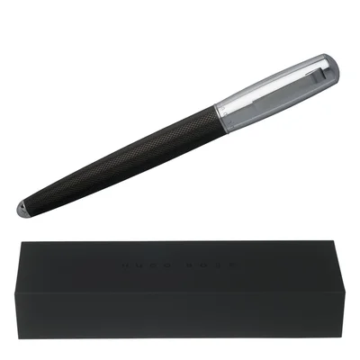 Hugo Boss Писалка Pure, в кутия, черна