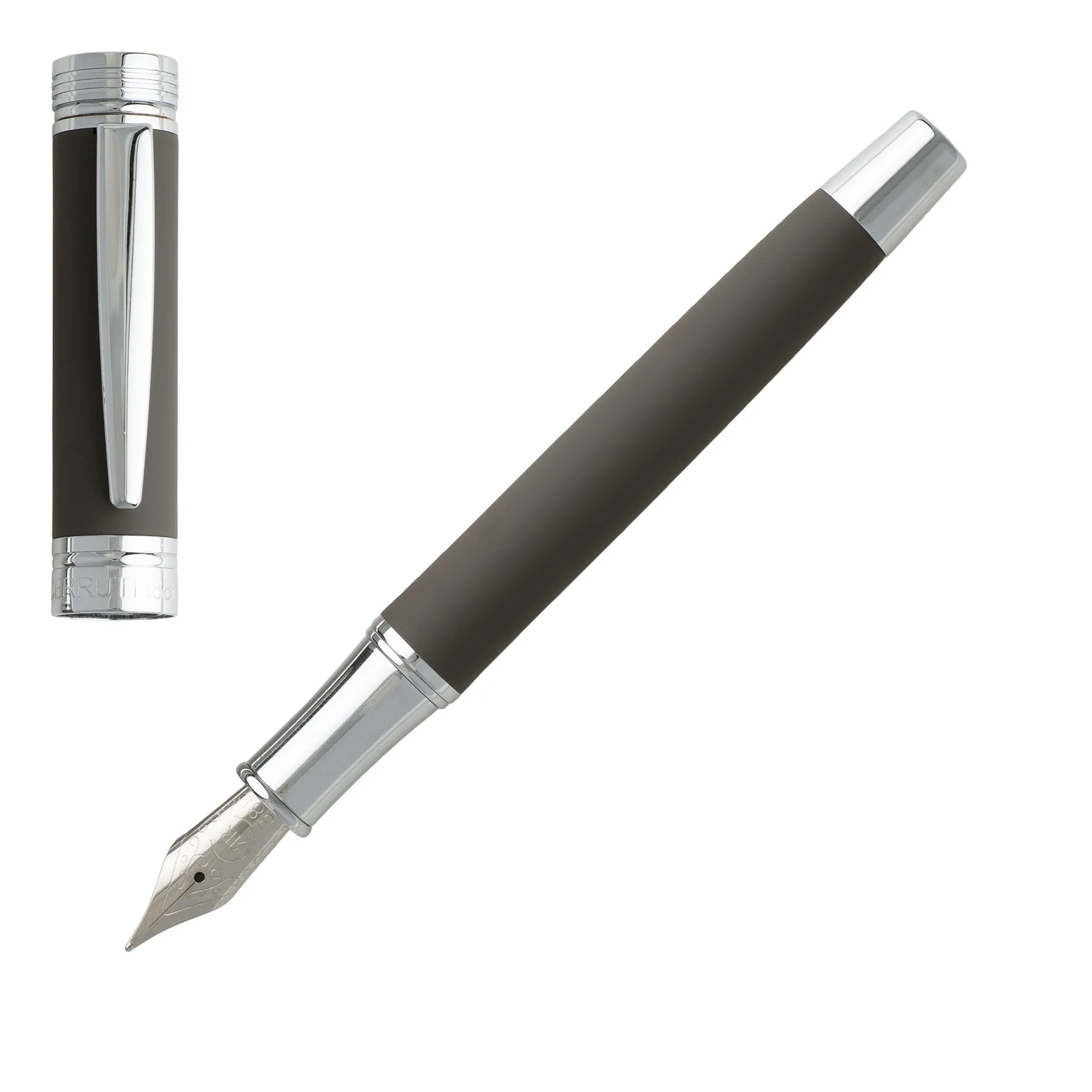 Cerruti 1881 Писалка Zoom, в кутия, тъмносива