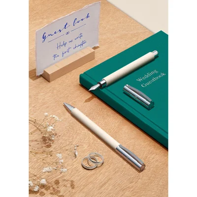 Faber-Castell Писалка Ambition, M, кинематографично-бяла