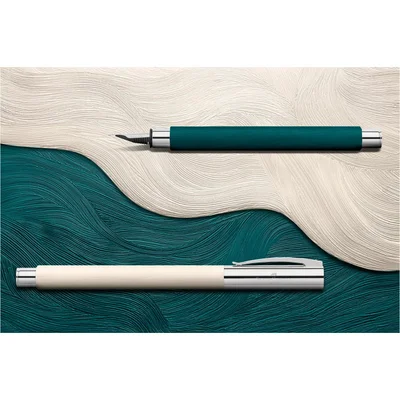 Faber-Castell Писалка Ambition, M, синьо-зелена