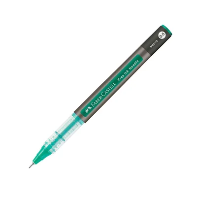 Faber-Castell Ролер Free Ink Needle, 0.5 mm, зелен
