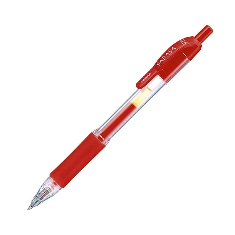 Zebra Гел ролер Sarasa Dry X20, автоматичен, 0.5 mm, червен